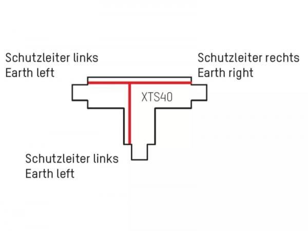 3-Phasen T-Verbinder links aussen